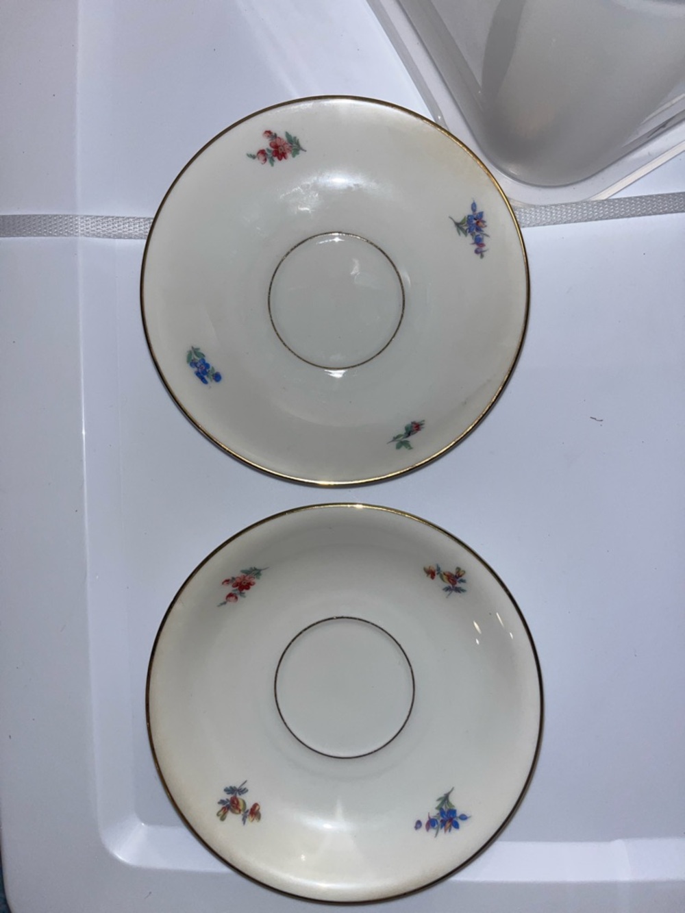 Vintage Johann Beltmann Vohenstowski Bavaria 2 saucers